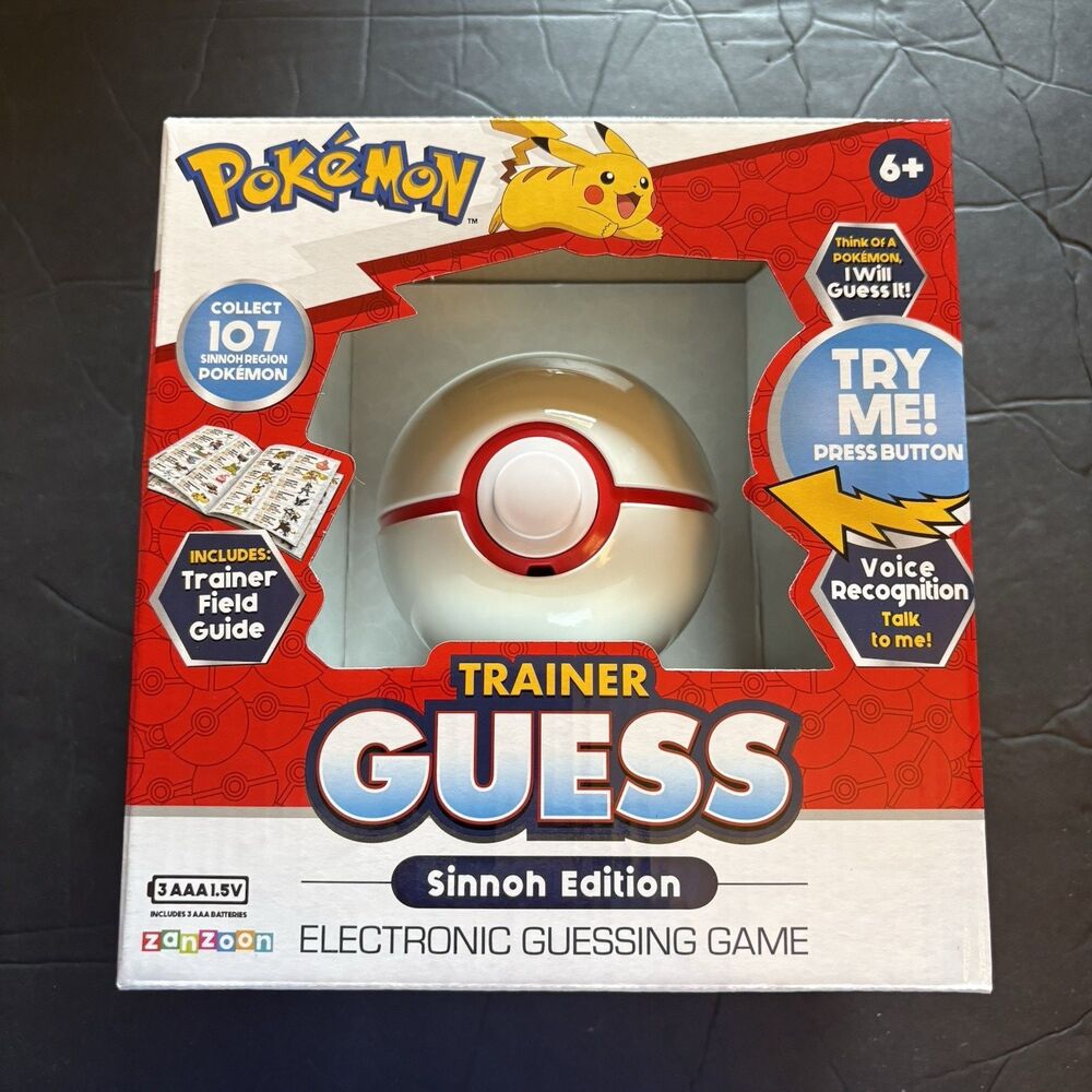 Pokémon Trainer Guess Sinnoh Edition Electronic Guessing Game 2022 NEW IN BOX